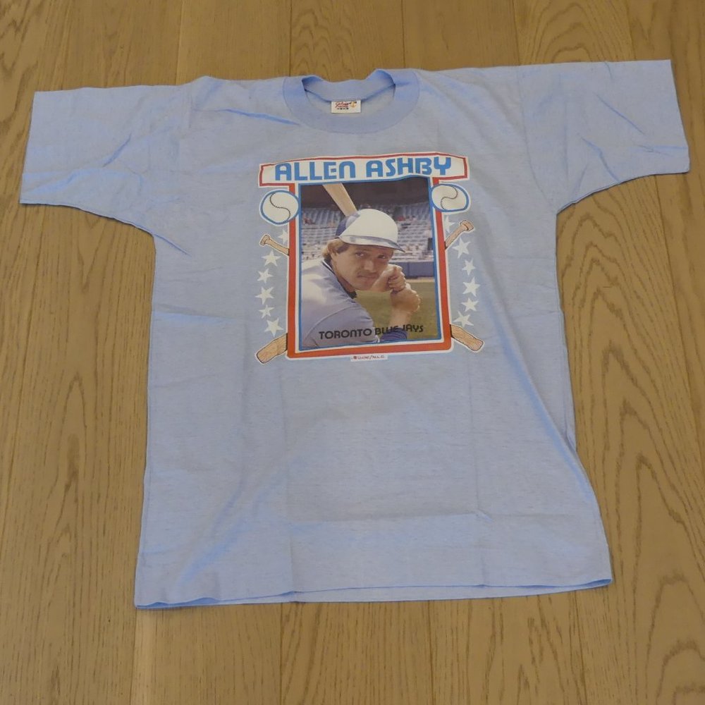 Toronto Blue Jays MLB Allen Ashby Rare Vintage 1970's Quaker Oats T-Shirt